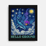 Falling Through A Starry Sky-None-Stretched-Canvas-kg07
