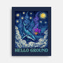 Falling Through A Starry Sky-None-Stretched-Canvas-kg07