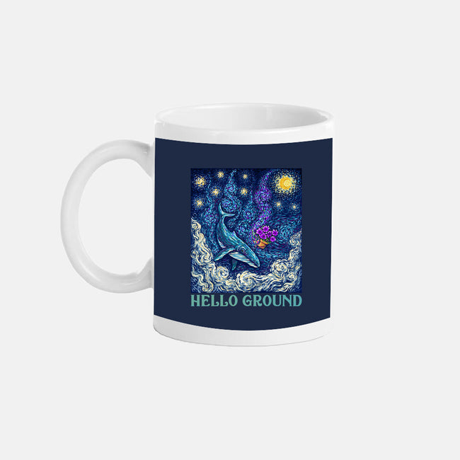 Falling Through A Starry Sky-None-Mug-Drinkware-kg07