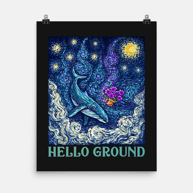 Falling Through A Starry Sky-None-Matte-Poster-kg07