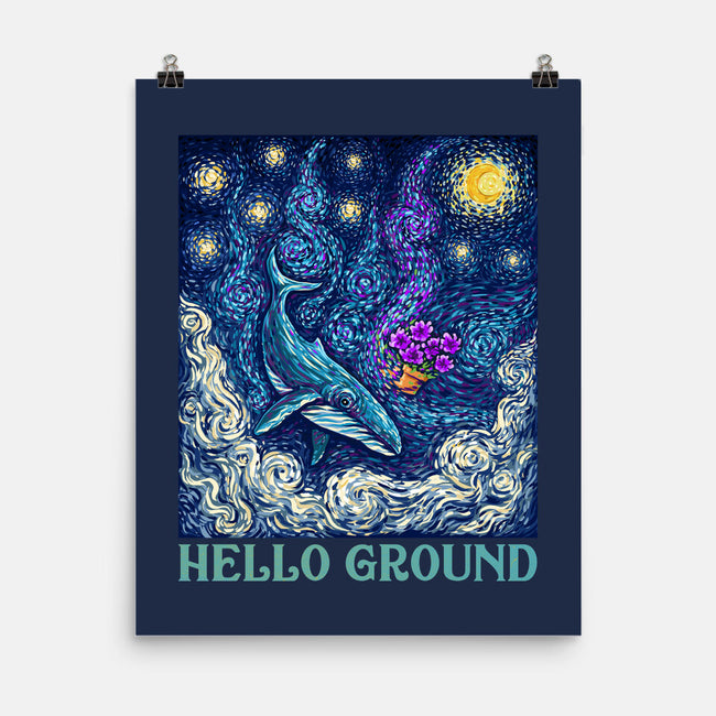 Falling Through A Starry Sky-None-Matte-Poster-kg07
