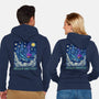 Falling Through A Starry Sky-Unisex-Zip-Up-Sweatshirt-kg07