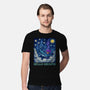 Falling Through A Starry Sky-Mens-Premium-Tee-kg07