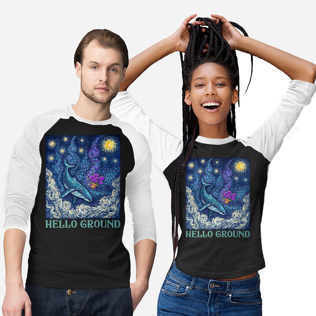 Falling Through A Starry Sky-Unisex-Baseball-Tee-kg07