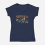 Side Quest Main Quest-Womens-V-Neck-Tee-Estudio Horta