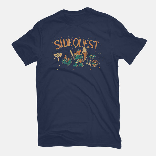 Side Quest Main Quest-Womens-Basic-Tee-Estudio Horta