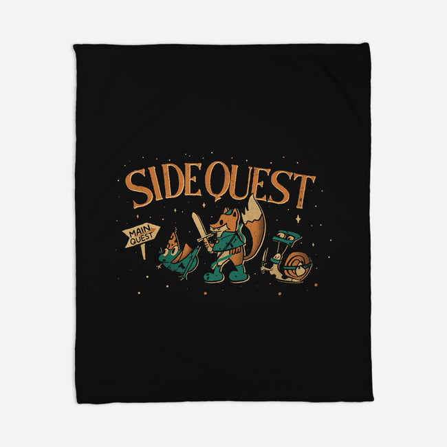 Side Quest Main Quest-None-Fleece-Blanket-Estudio Horta