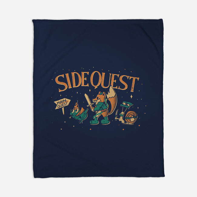 Side Quest Main Quest-None-Fleece-Blanket-Estudio Horta