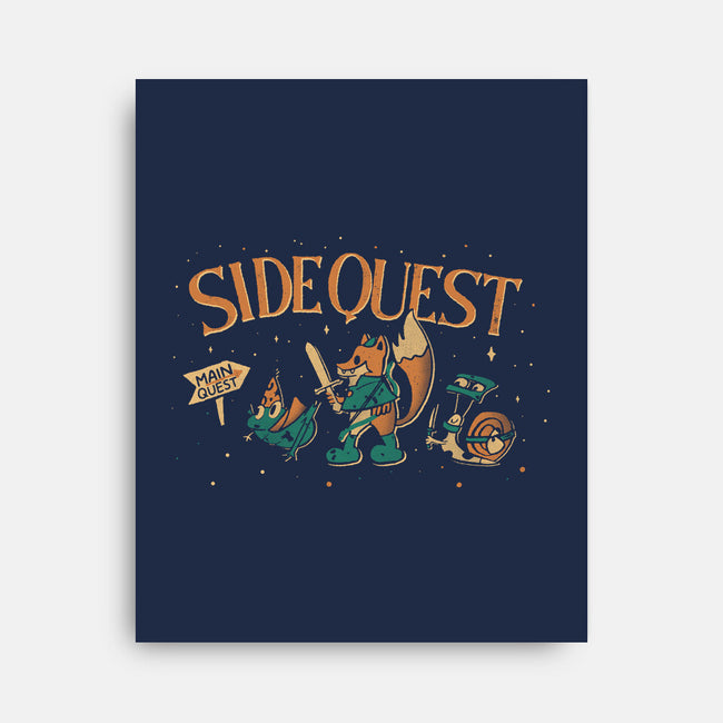 Side Quest Main Quest-None-Stretched-Canvas-Estudio Horta