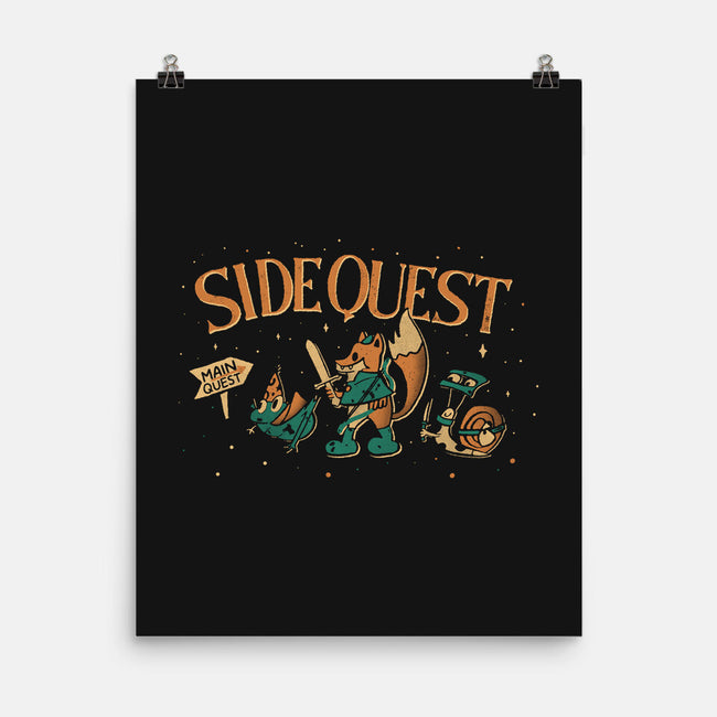 Side Quest Main Quest-None-Matte-Poster-Estudio Horta