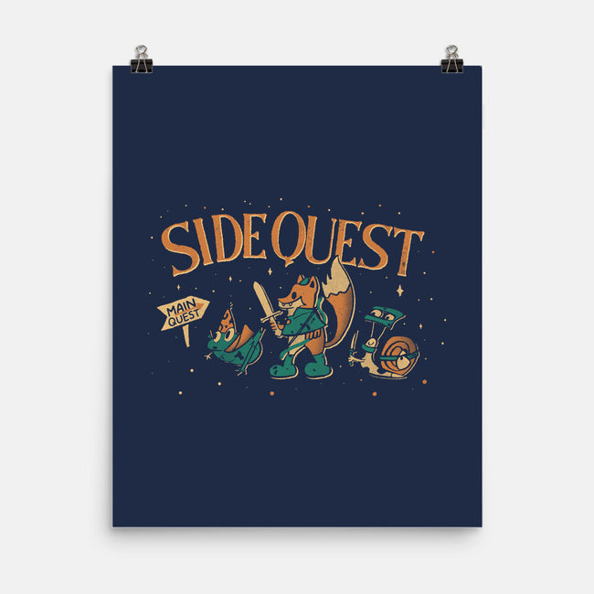 Side Quest Main Quest-None-Matte-Poster-Estudio Horta