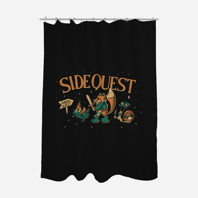 Side Quest Main Quest-None-Polyester-Shower Curtain-Estudio Horta