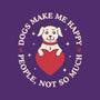 Dogs Make Me Happy-None-Drawstring-Bag-brunopires