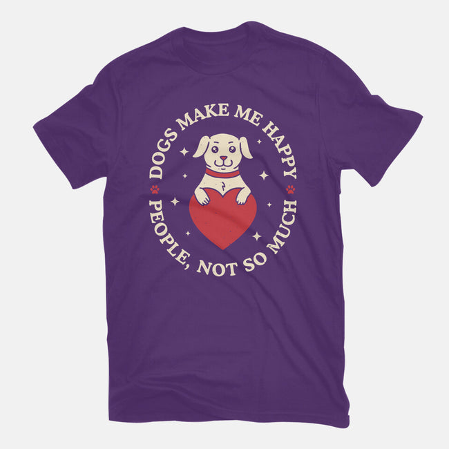 Dogs Make Me Happy-Youth-Basic-Tee-brunopires
