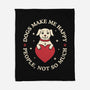Dogs Make Me Happy-None-Fleece-Blanket-brunopires