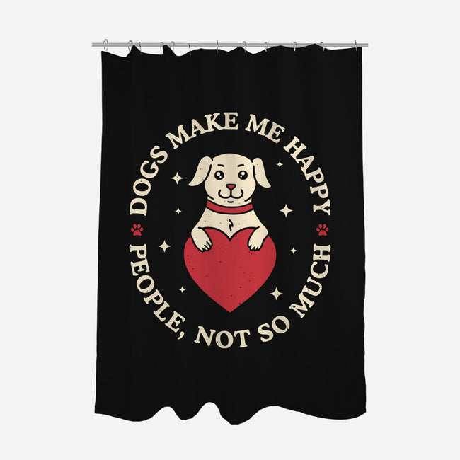 Dogs Make Me Happy-None-Polyester-Shower Curtain-brunopires