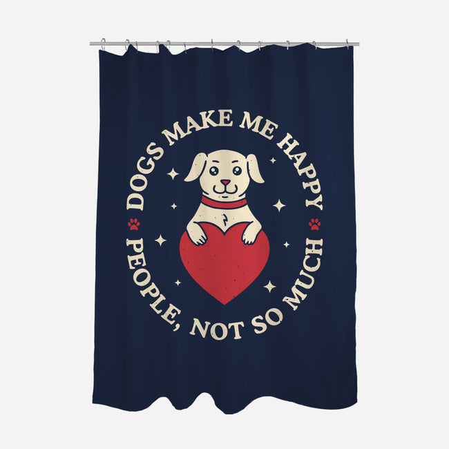 Dogs Make Me Happy-None-Polyester-Shower Curtain-brunopires