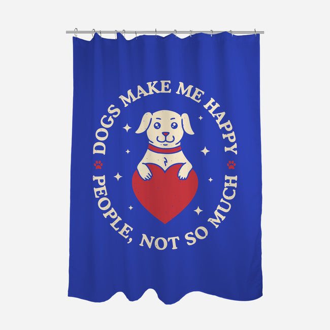 Dogs Make Me Happy-None-Polyester-Shower Curtain-brunopires