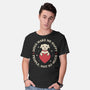 Dogs Make Me Happy-Mens-Basic-Tee-brunopires