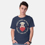 Dogs Make Me Happy-Mens-Basic-Tee-brunopires