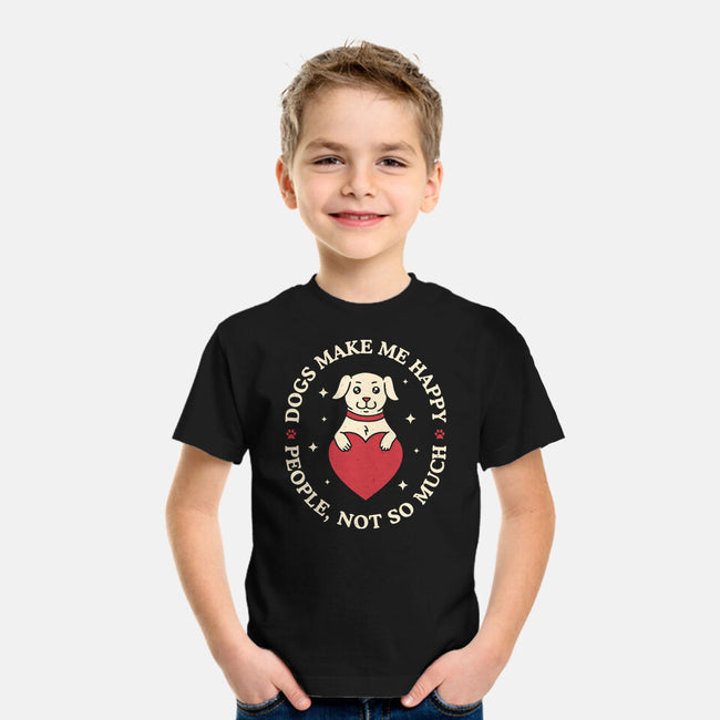 Dogs Make Me Happy-Youth-Basic-Tee-brunopires