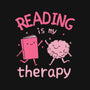 Reading Is My Therapy-Unisex-Crew Neck-Sweatshirt-brunopires