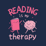 Reading Is My Therapy-Unisex-Crew Neck-Sweatshirt-brunopires