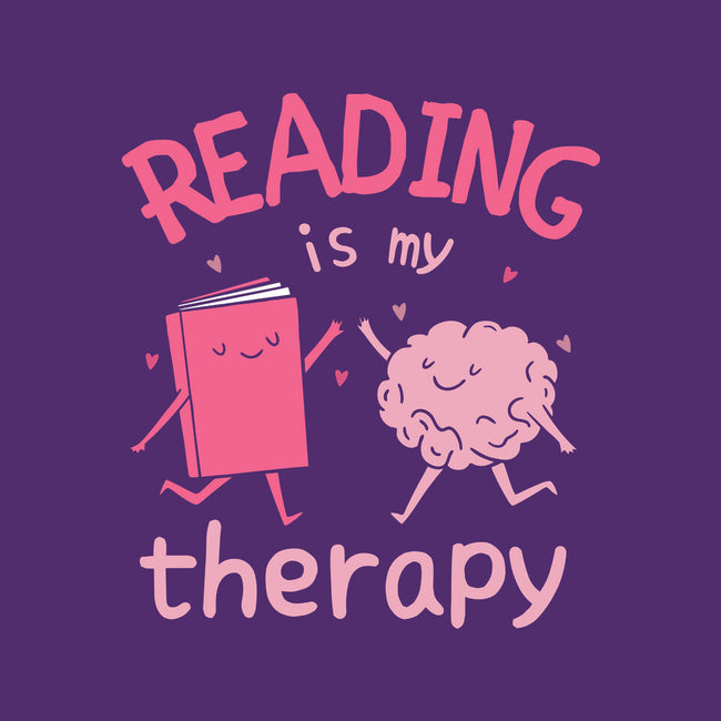 Reading Is My Therapy-Unisex-Crew Neck-Sweatshirt-brunopires