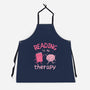 Reading Is My Therapy-Unisex-Kitchen-Apron-brunopires