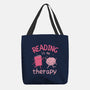 Reading Is My Therapy-None-Basic Tote-Bag-brunopires