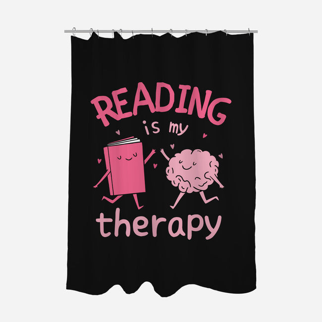 Reading Is My Therapy-None-Polyester-Shower Curtain-brunopires