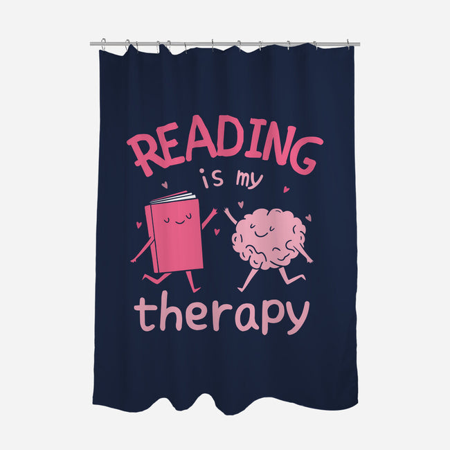 Reading Is My Therapy-None-Polyester-Shower Curtain-brunopires