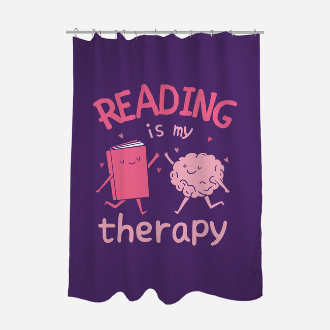 Reading Is My Therapy-None-Polyester-Shower Curtain-brunopires