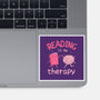 Reading Is My Therapy-None-Glossy-Sticker-brunopires