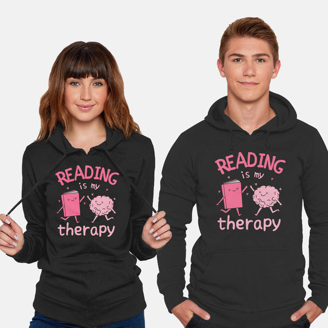 Reading Is My Therapy-Unisex-Pullover-Sweatshirt-brunopires