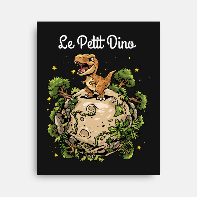 Le Petit Dino-None-Stretched-Canvas-GoshWow