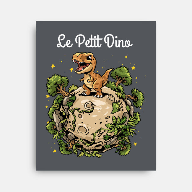 Le Petit Dino-None-Stretched-Canvas-GoshWow