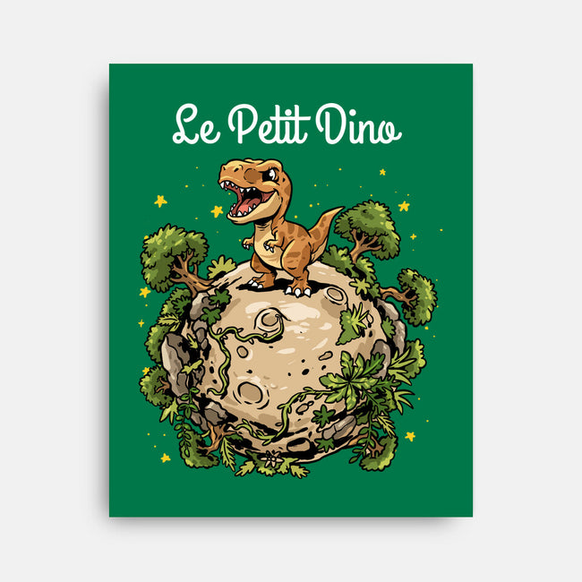 Le Petit Dino-None-Stretched-Canvas-GoshWow