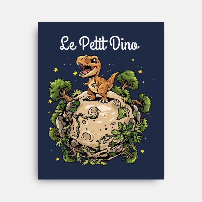 Le Petit Dino-None-Stretched-Canvas-GoshWow