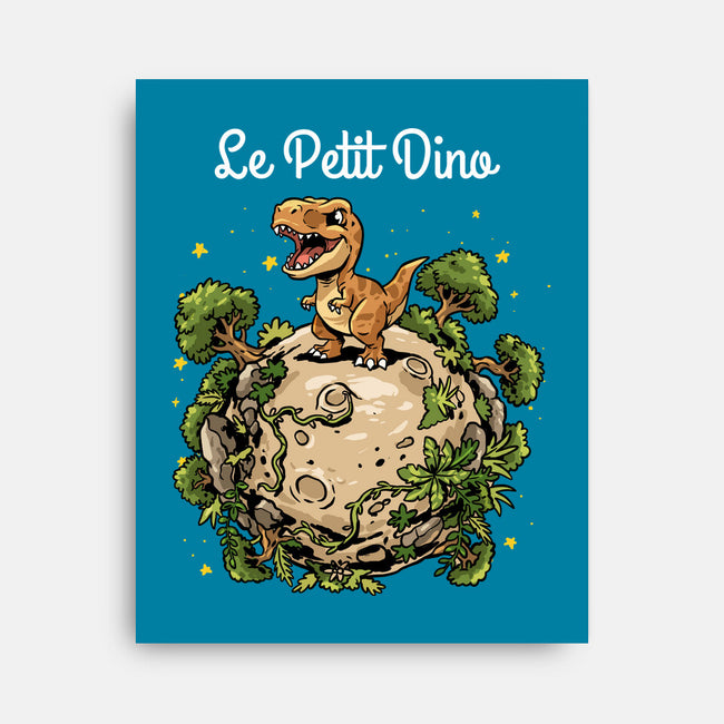 Le Petit Dino-None-Stretched-Canvas-GoshWow
