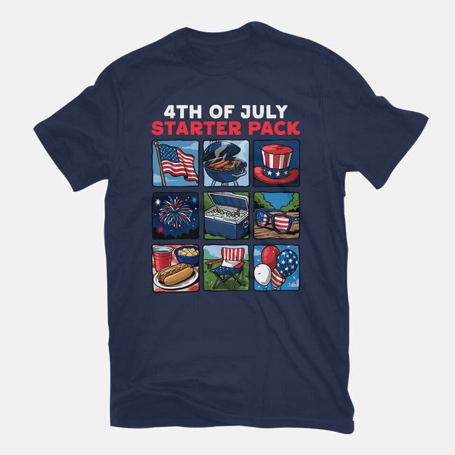 Fourth Of July Starter Pack-Unisex-Basic-Tee-GoshWow