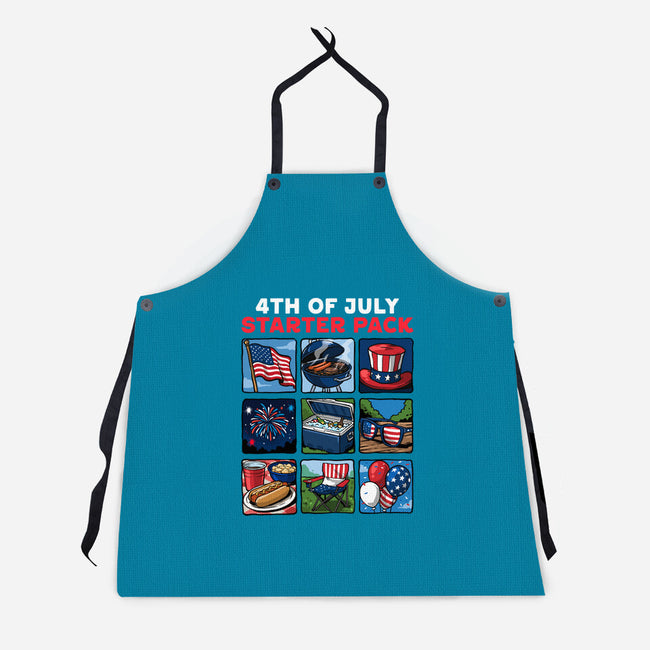 Fourth Of July Starter Pack-Unisex-Kitchen-Apron-GoshWow