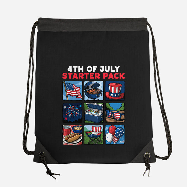 Fourth Of July Starter Pack-None-Drawstring-Bag-GoshWow
