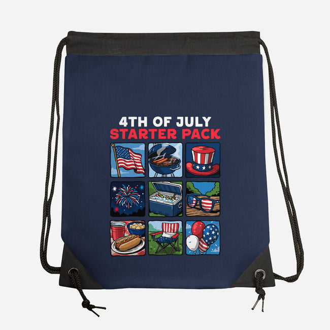 Fourth Of July Starter Pack-None-Drawstring-Bag-GoshWow