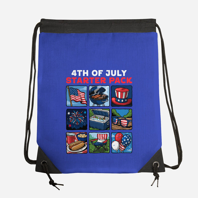 Fourth Of July Starter Pack-None-Drawstring-Bag-GoshWow