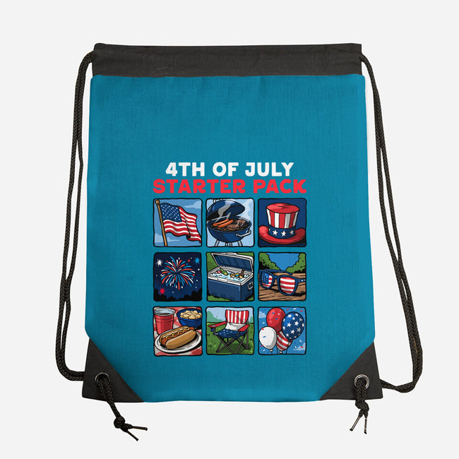 Fourth Of July Starter Pack-None-Drawstring-Bag-GoshWow