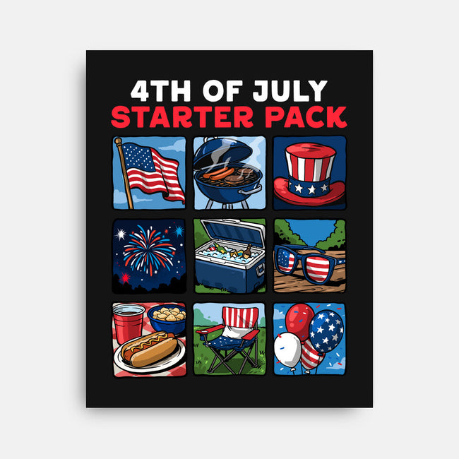 Fourth Of July Starter Pack-None-Stretched-Canvas-GoshWow