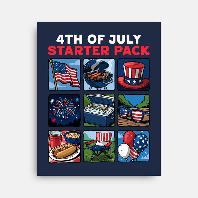 Fourth Of July Starter Pack-None-Stretched-Canvas-GoshWow