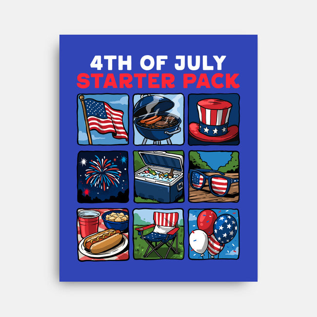 Fourth Of July Starter Pack-None-Stretched-Canvas-GoshWow