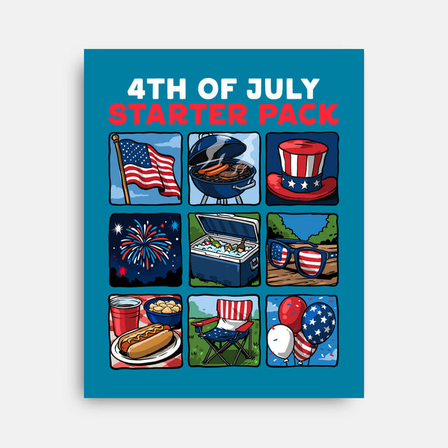 Fourth Of July Starter Pack-None-Stretched-Canvas-GoshWow